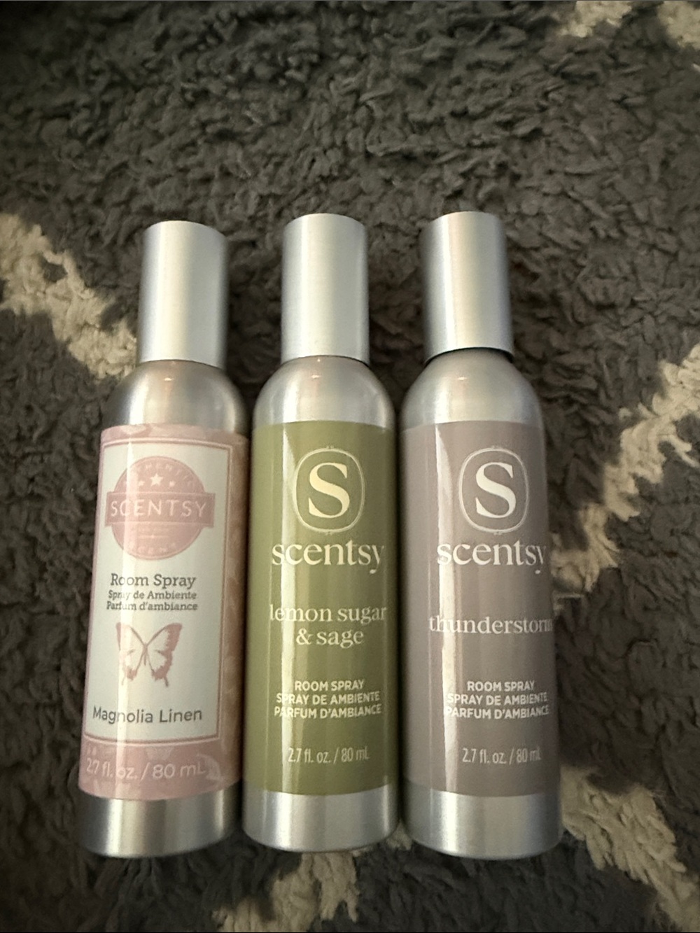 Scentsy Room Spray Pair - Pink & Sage Green